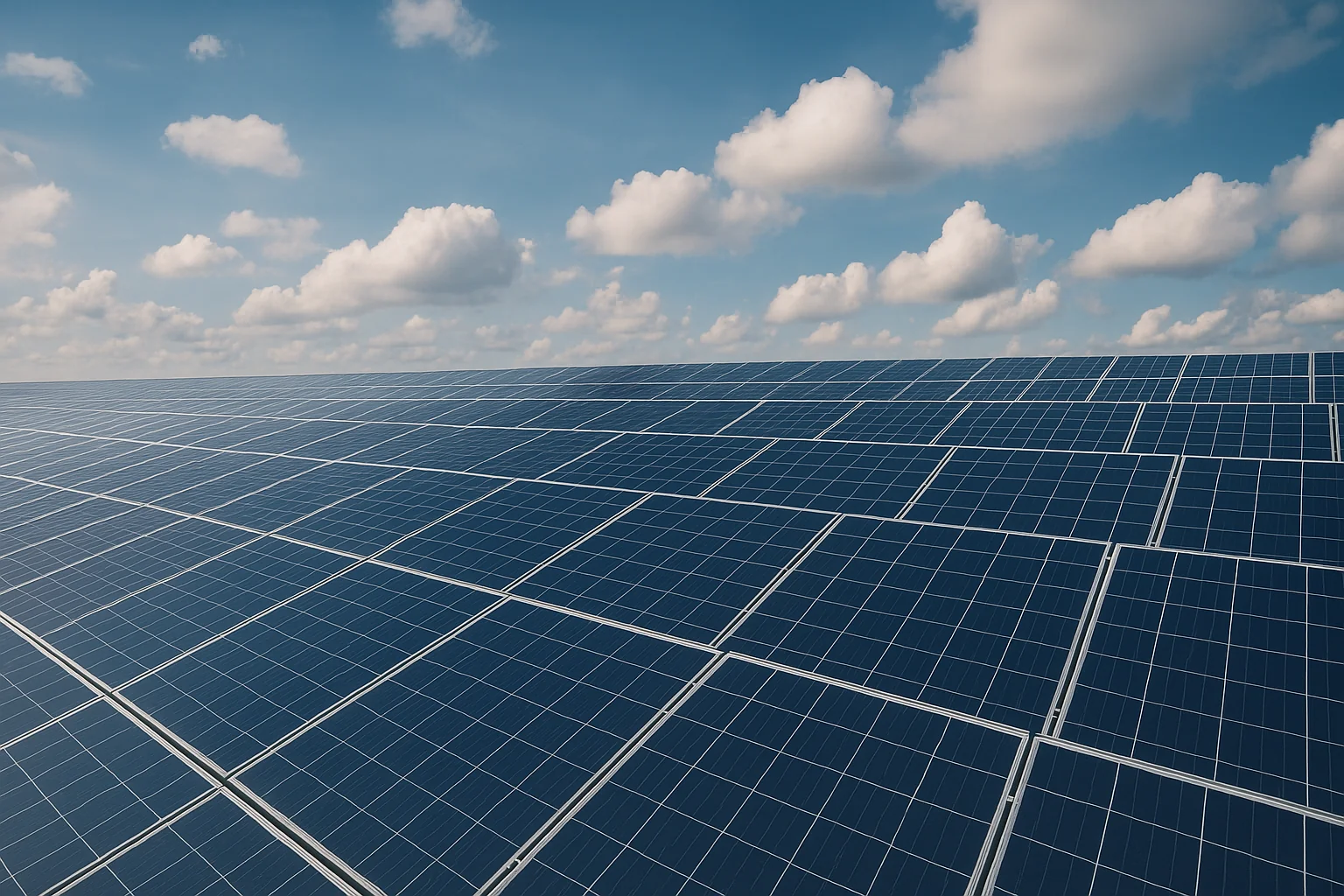 Solar panels on a home roof